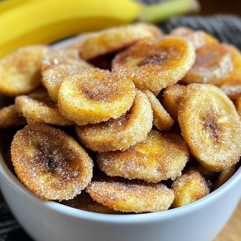 Air Fryer Cinnamon Banana Chips