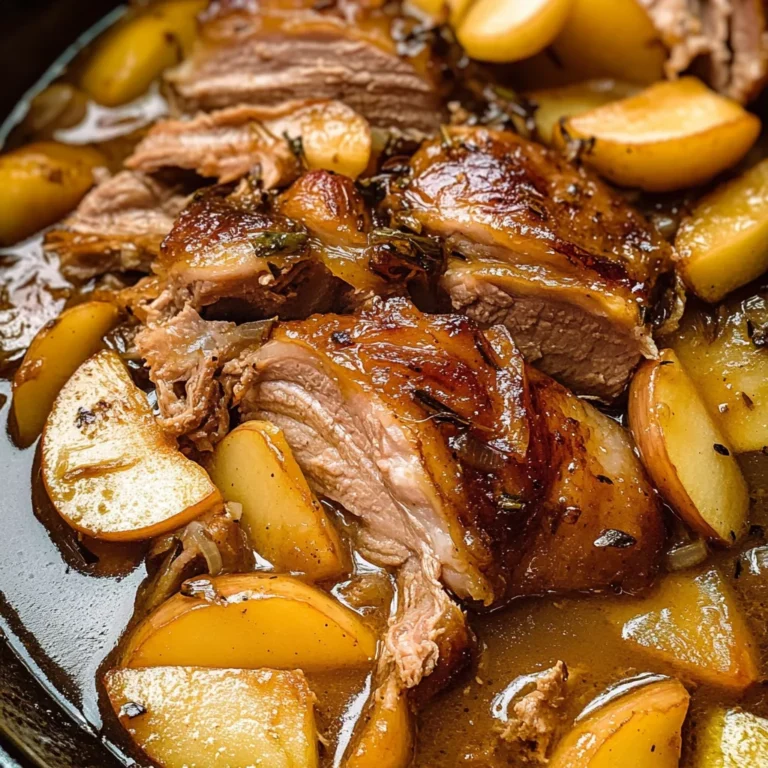 Apple Cider Braised Pork Shoulder