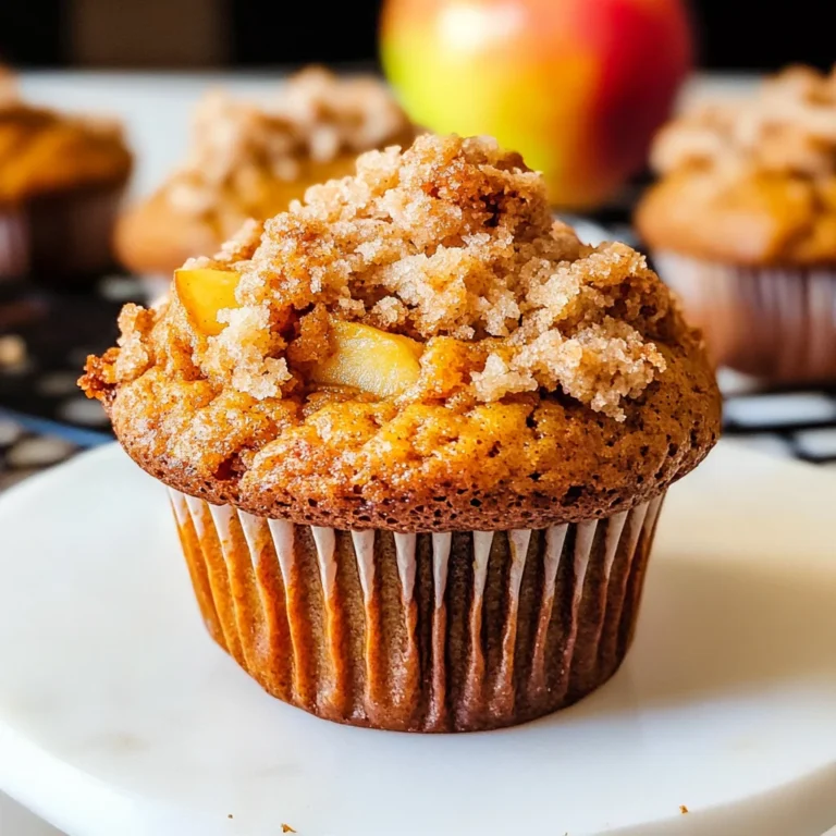 Apple Pumpkin Streusel Muffins Small Batch