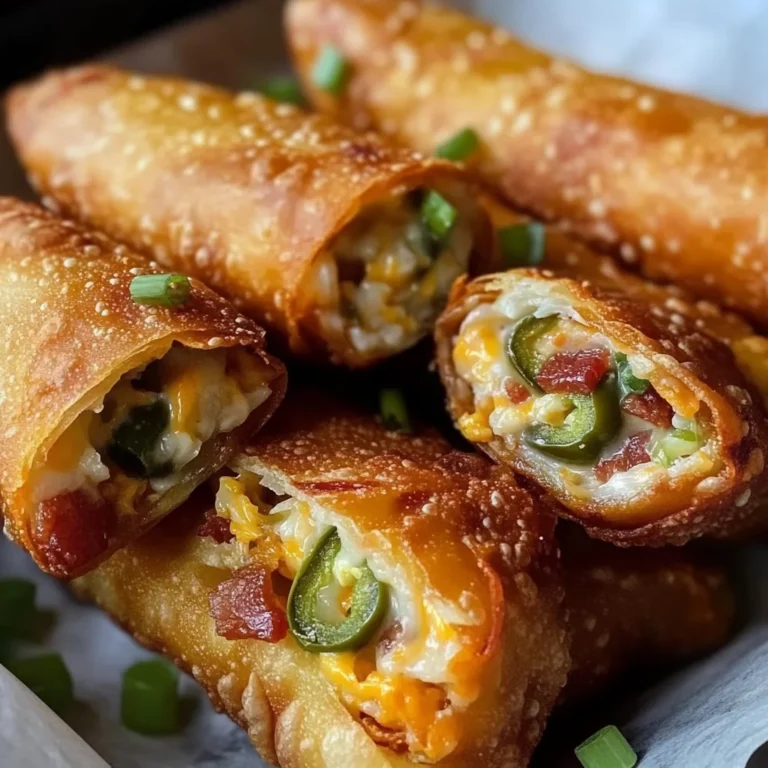 Bacon Jalapeño Eggrolls