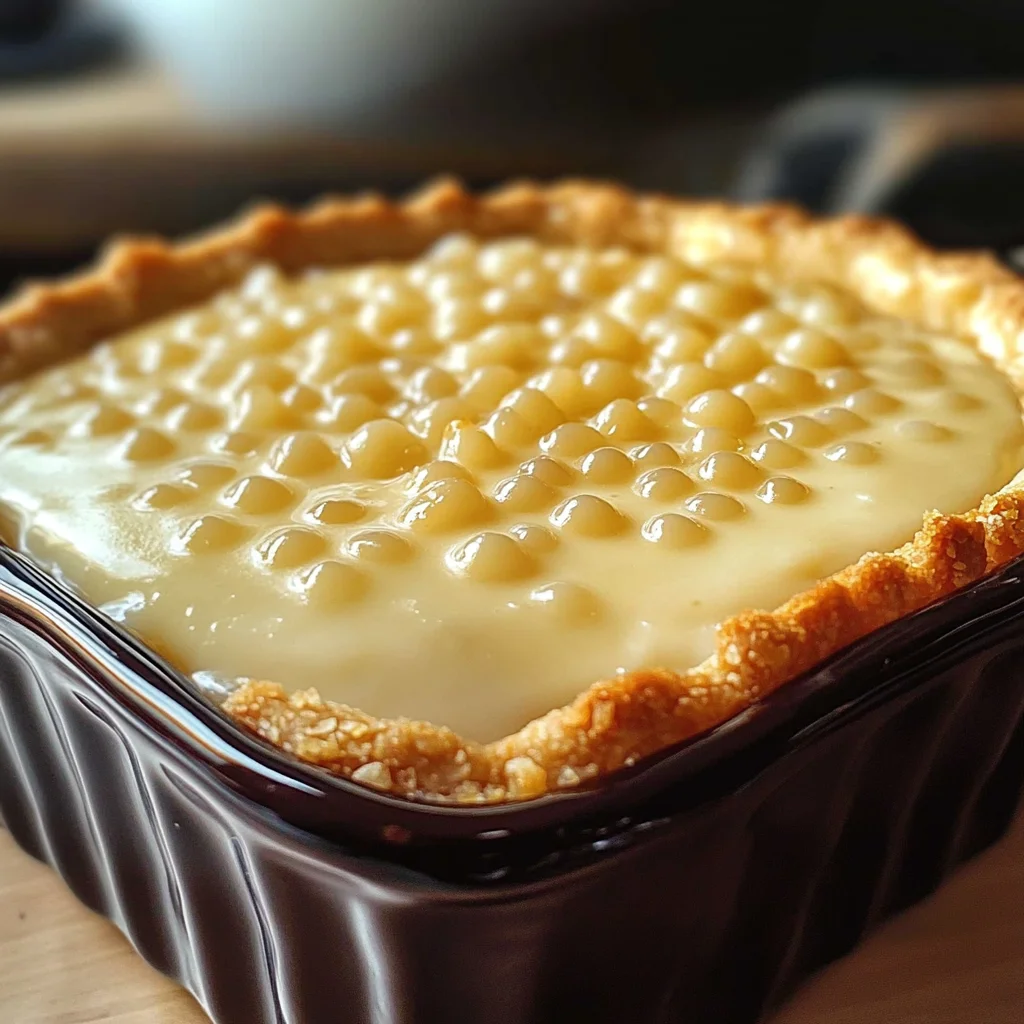 Baked Tapioca Pudding