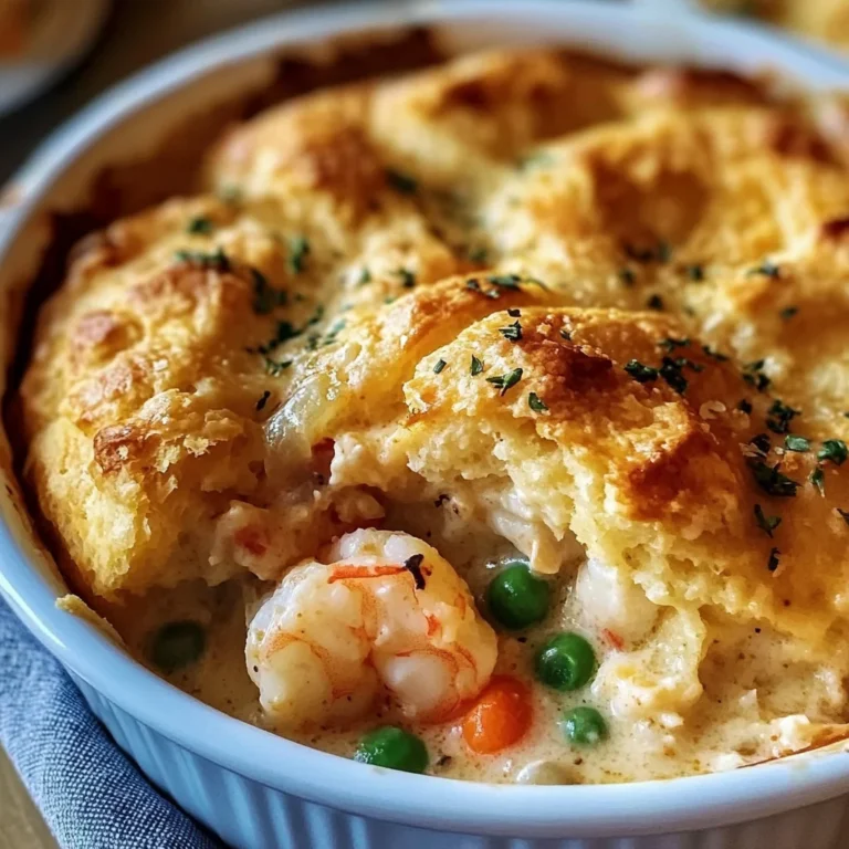 Cheddar Bay Biscuit Seafood Pot Pie: An Incredible Ultimate Comforting Classic