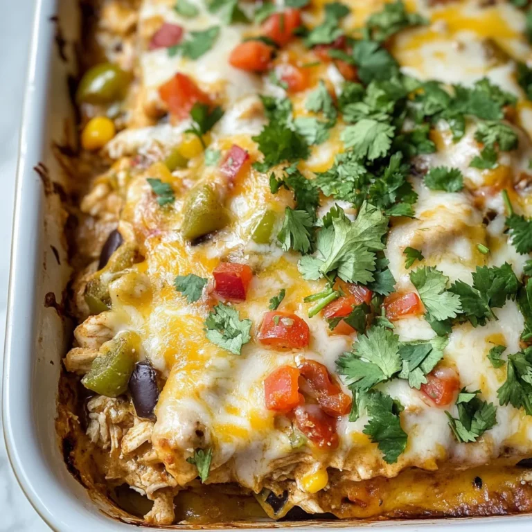 Chicken Burrito Casserole