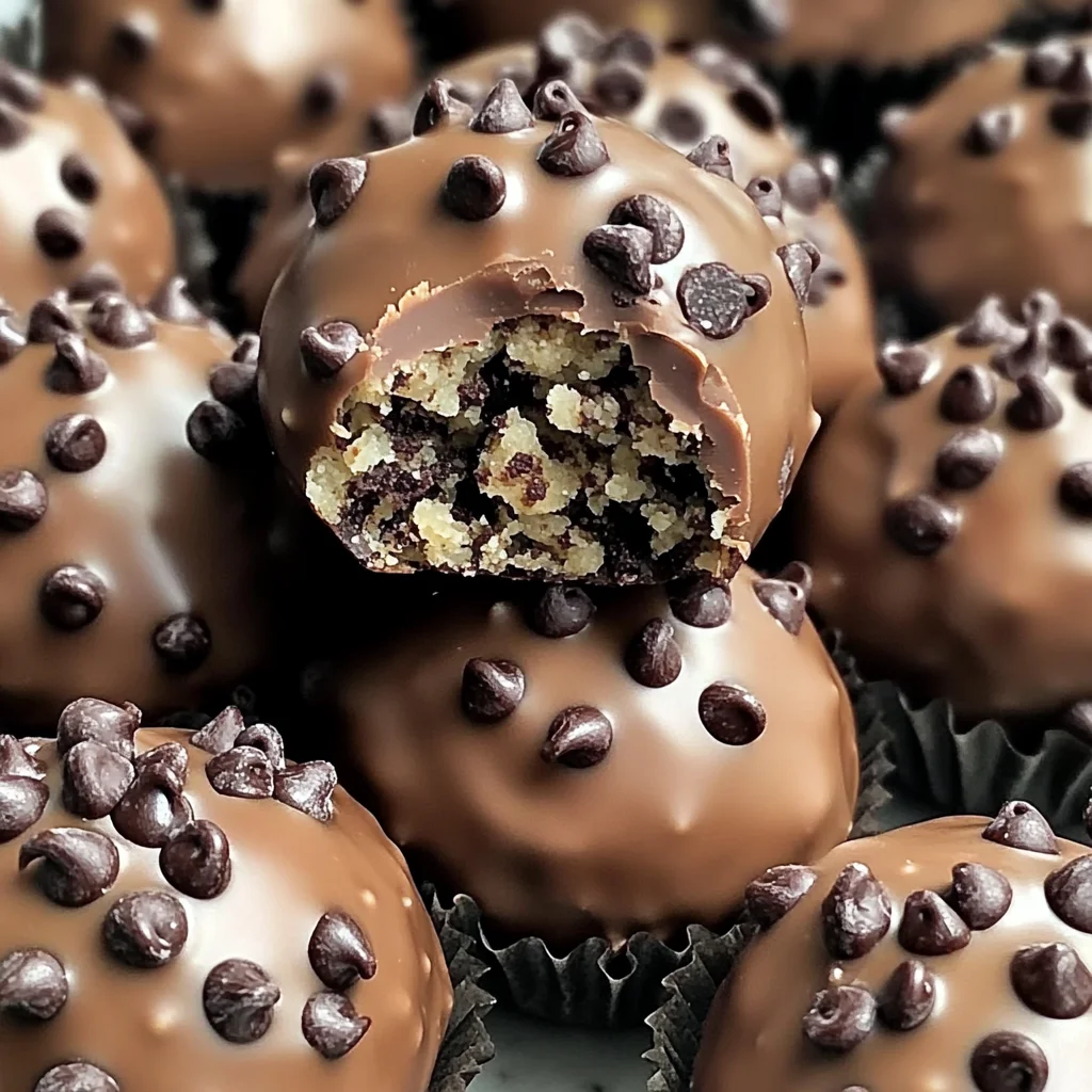Chocolate Chip Cookie Dough Protein Balls!