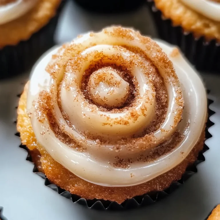 Cinnamon Roll Cupcakes
