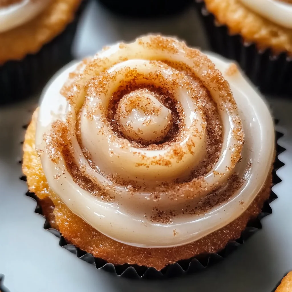 Cinnamon Roll Cupcakes