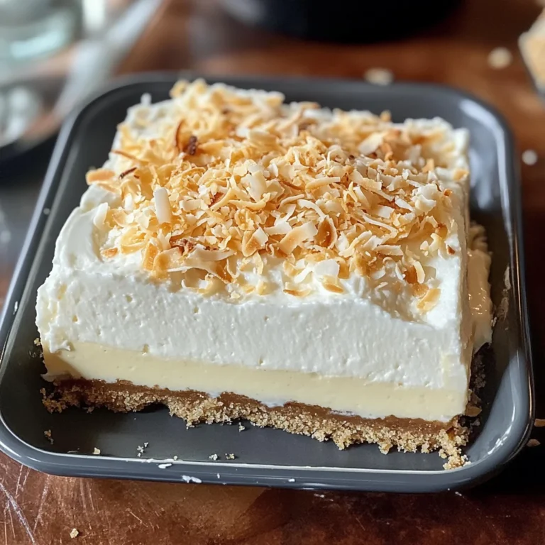 Coconut Cream Lush: A Creamy, No-Bake Dessert for Every Occasion