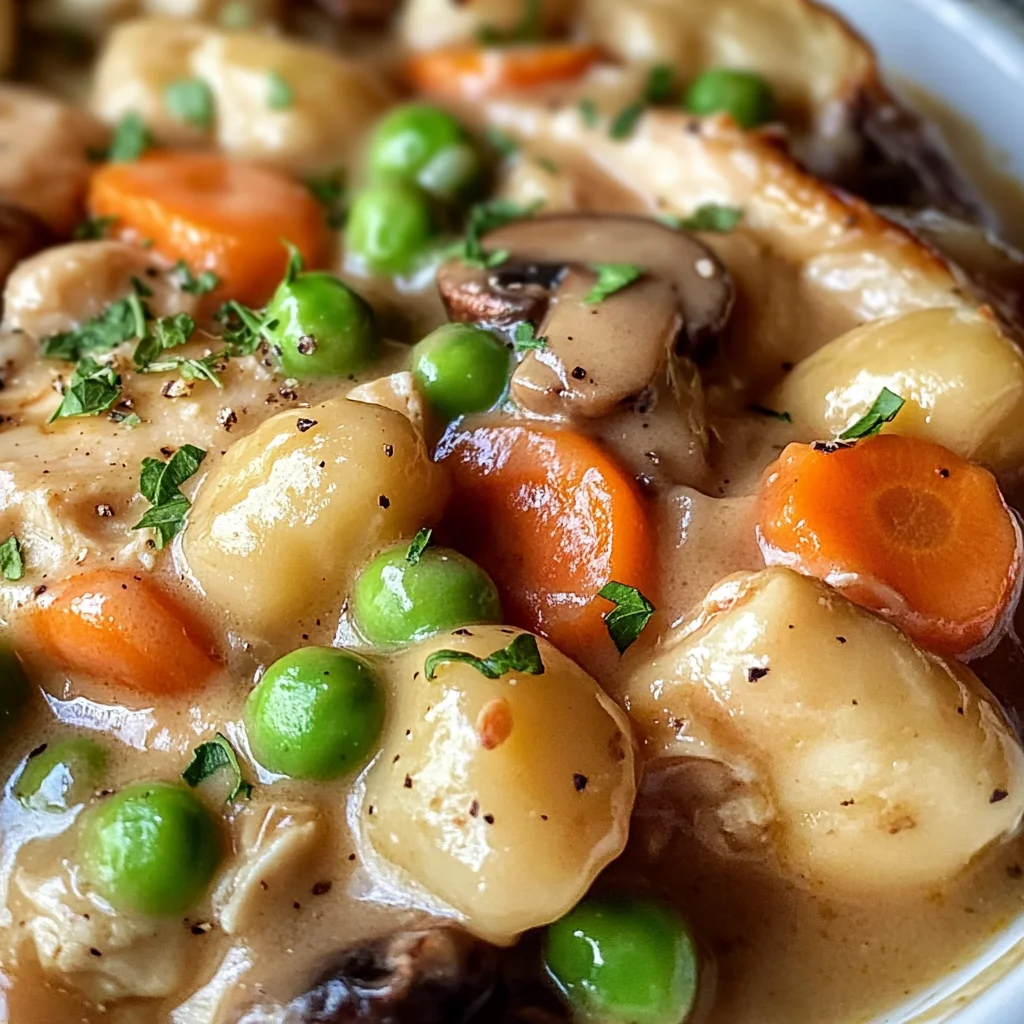 Creamy Chicken and Gnocchi Pot Pie Recipe