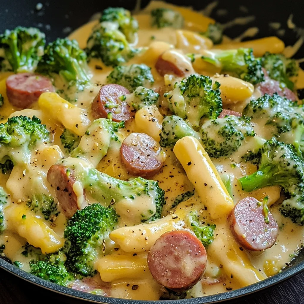 Creamy Kielbasa Broccoli Skillet 30 Minutes Ultimate Delicious