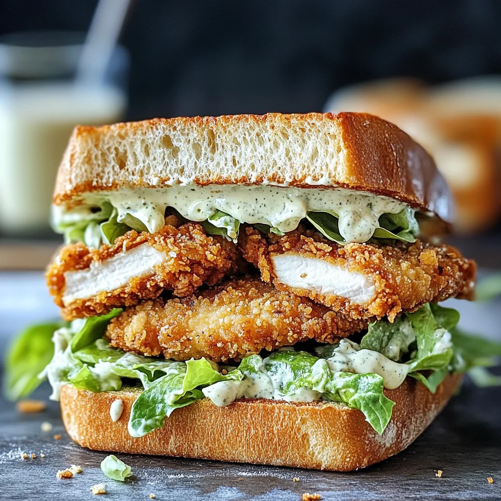 Crispy Chicken Caesar Sandwich: A Delicious Twist on a Classic Favorite