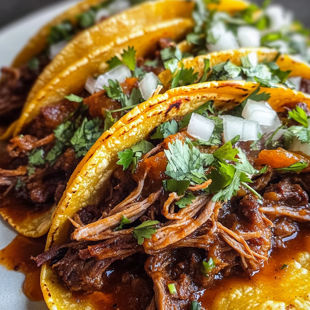 Crock Pot Birria Tacos