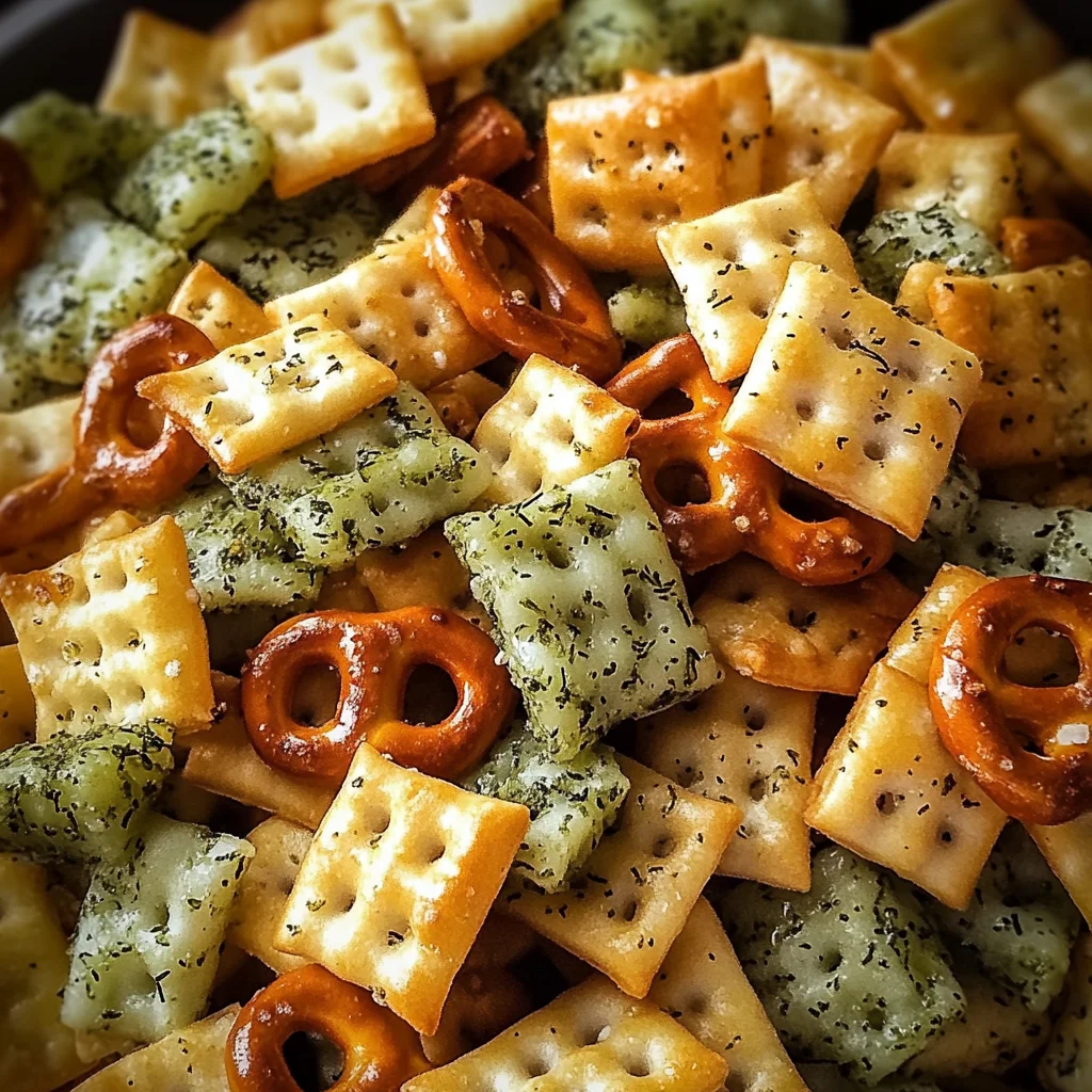 Dill Pickle Chex Mix: A Tangy Snack Sensation