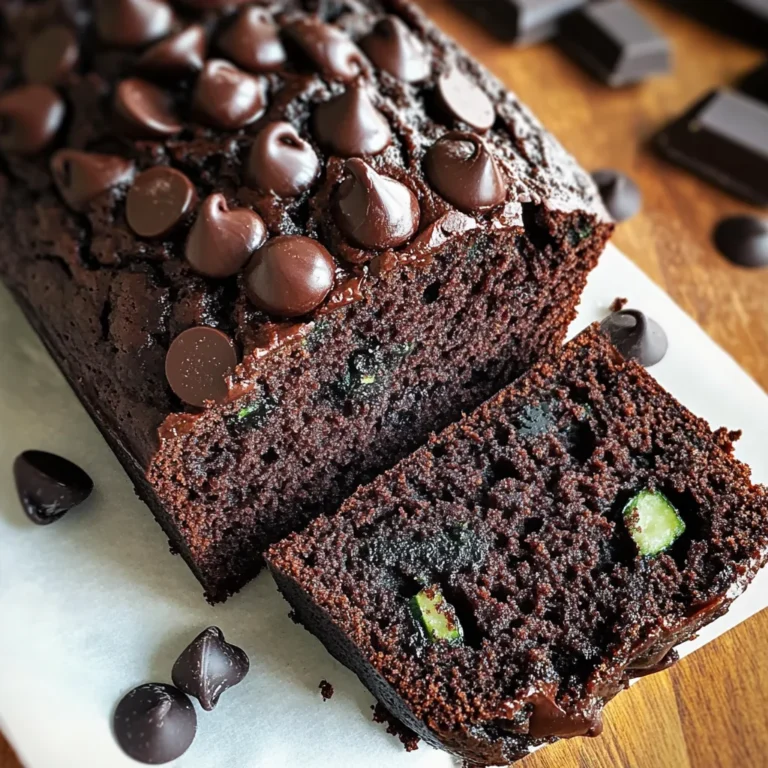 Double Chocolate Zucchini Bread