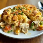 Easy Chicken Cobbler Dinner Casserole