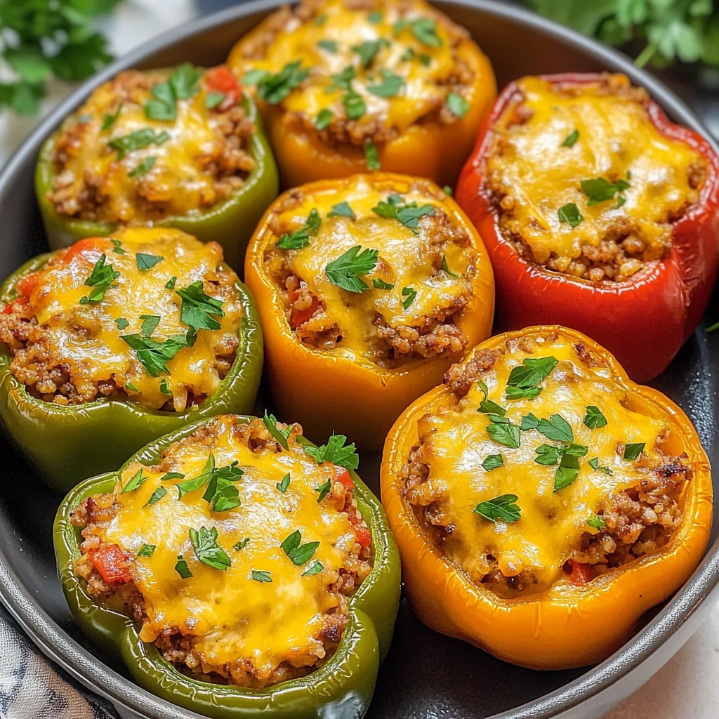 Easy Stuffed Bell Peppers Recipe