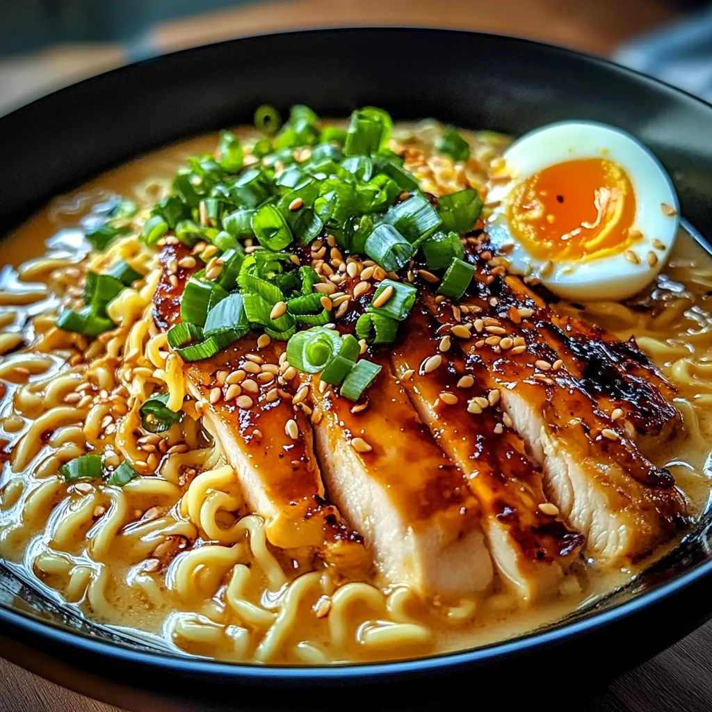 Fiery Chicken Ramen : Bold & Comforting