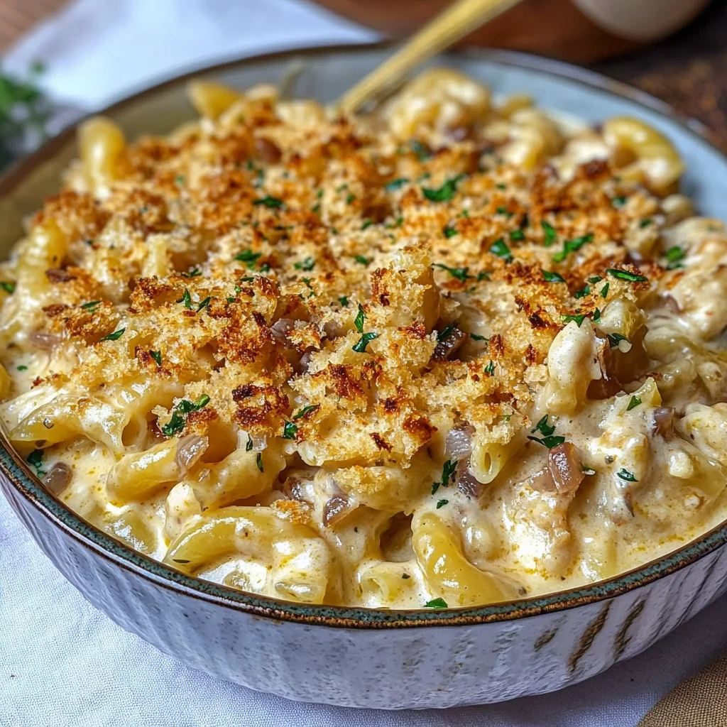 French Onion Soup Pasta Recipe