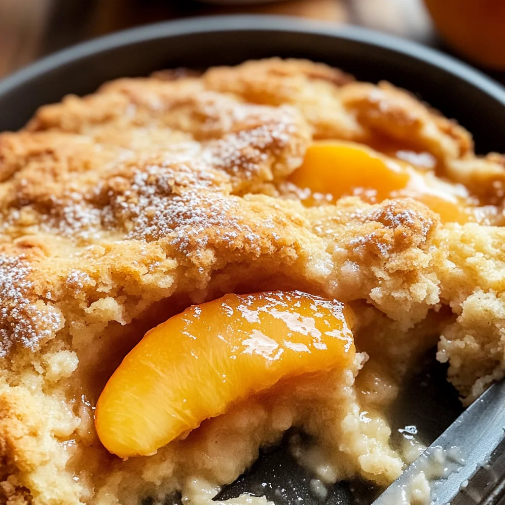 Fresh Peach Cobbler Recipe