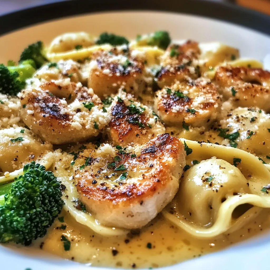 Garlic Parmesan Chicken Tortellini