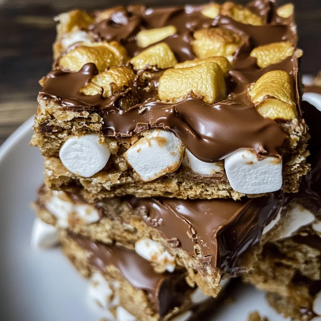 Golden Grachicken hams S'Mores Bars