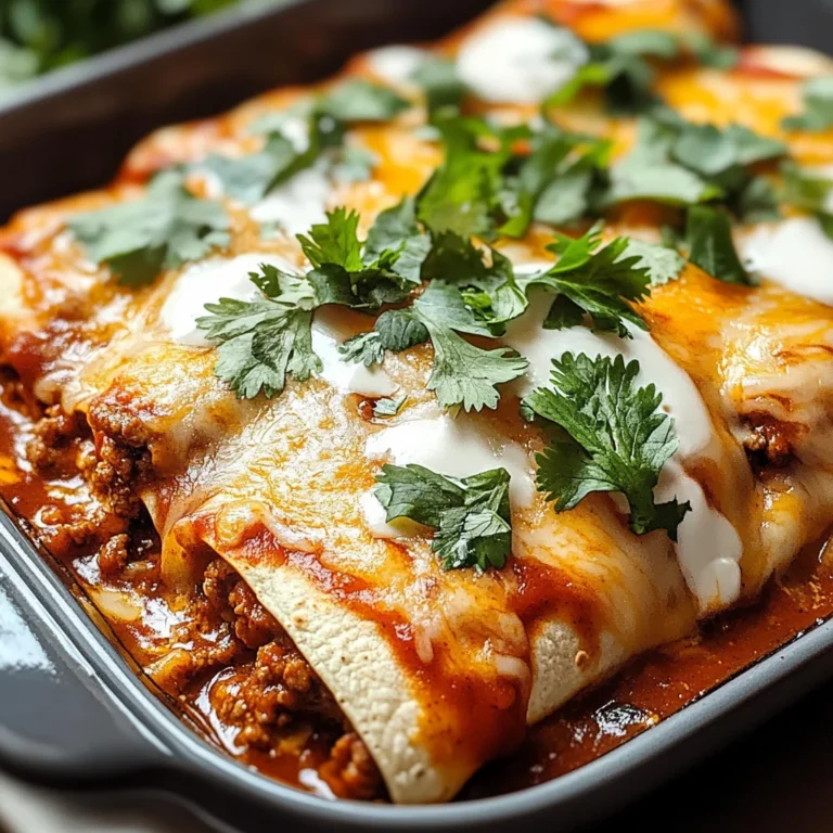 Ground Beef Enchiladas
