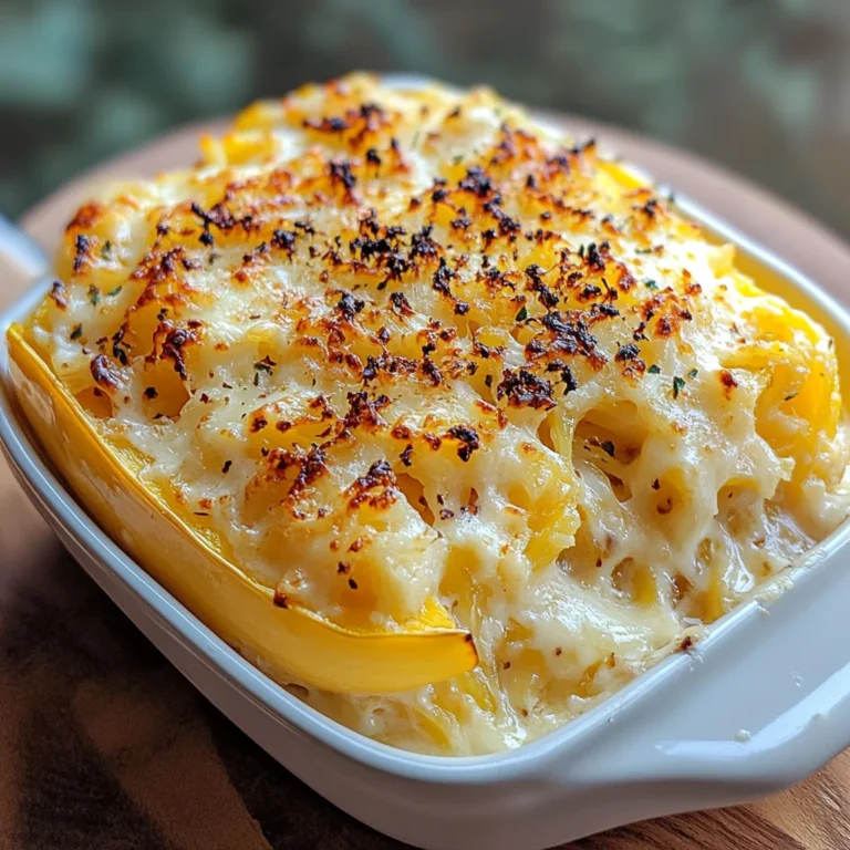 Healthy Spaghetti Squash Au Gratin