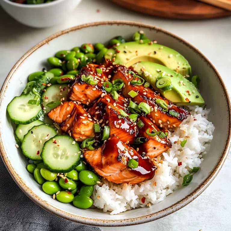 Honey Sriracha Salmon Bowls