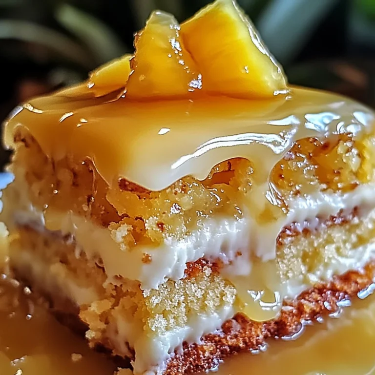 Juicy Pineapple Heaven Cake