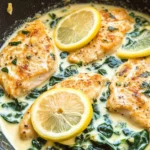 Lemon Parmesan Spinach Chicken
