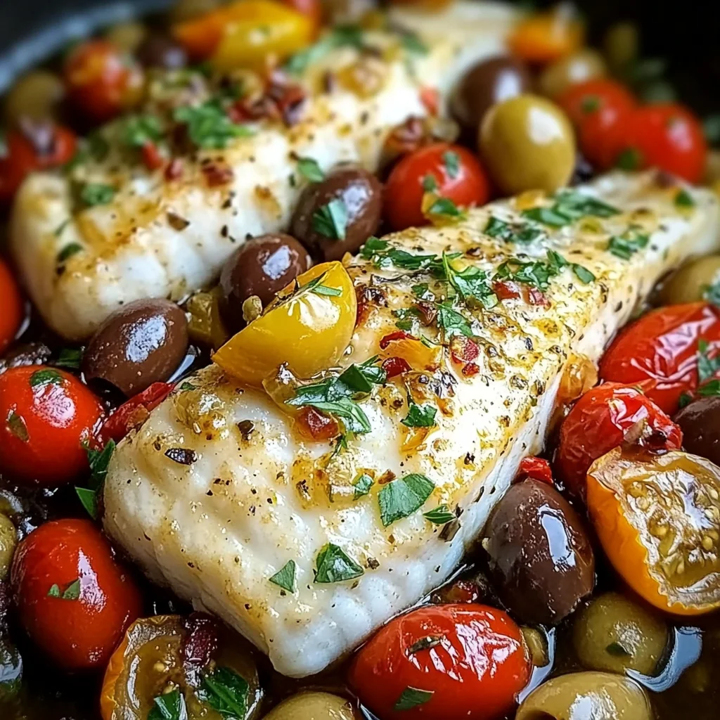 Mediterranean Baked Fish