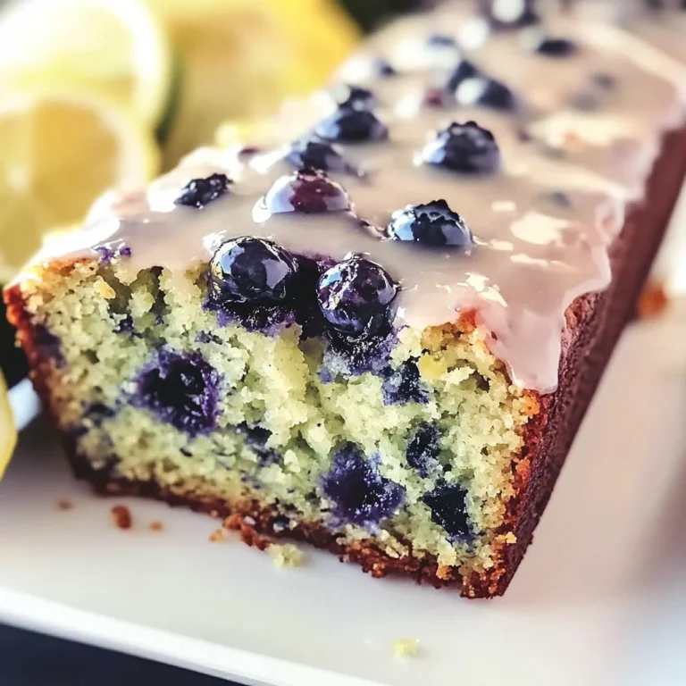 Moist Blueberry Zucchini Bread with a Lemon Glaze - Alrightwithme