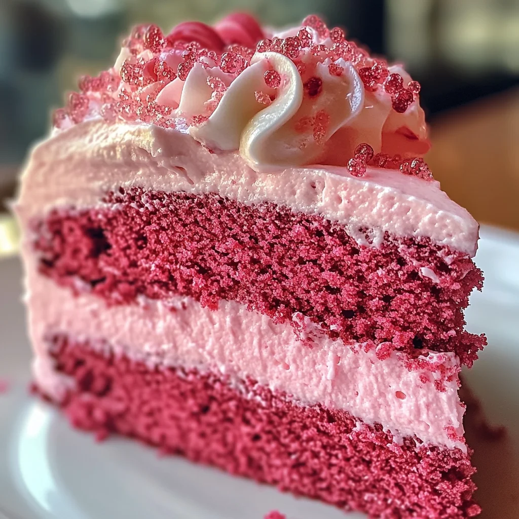 Mother's Day Pink Velvet Cake