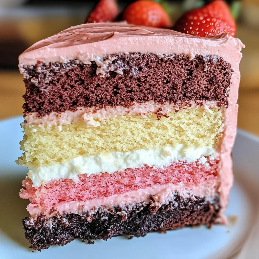 Neapolitan Cake