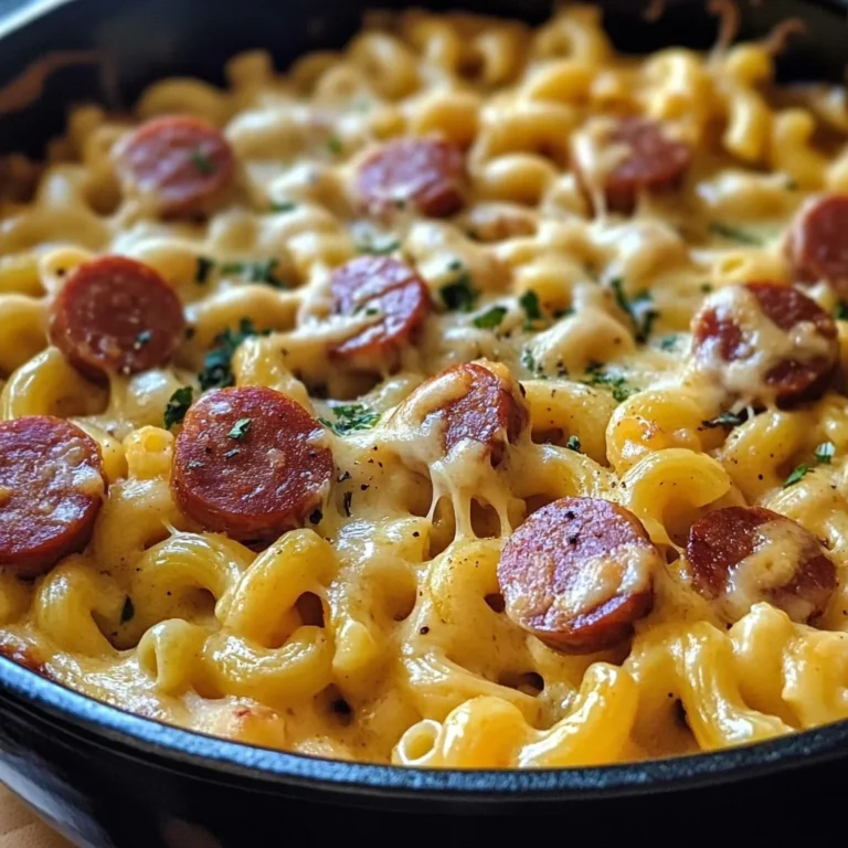 One-Pot Kielbasa Mac and Cheese