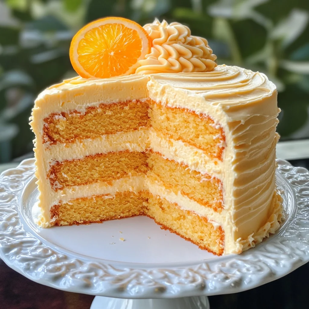 Orange Velvet Cake