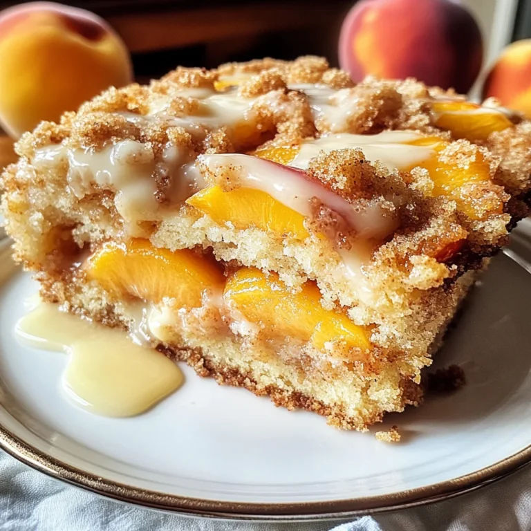 Peach Coffee Cake