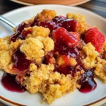 Peanut Butter and Jelly Cobbler