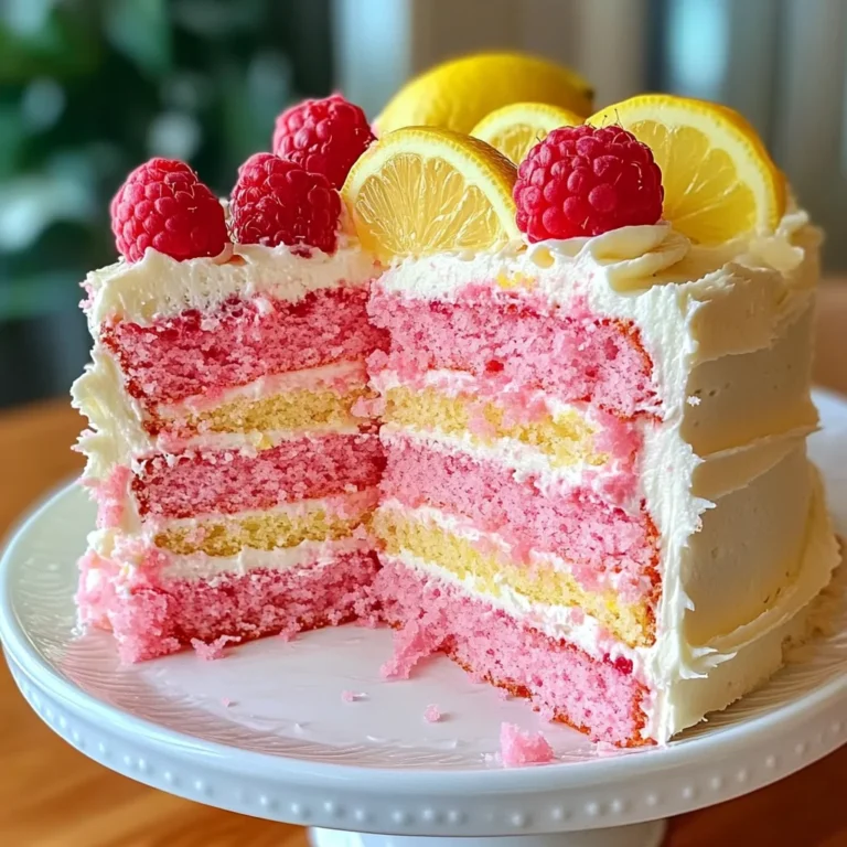 Pink Lemonade Cake