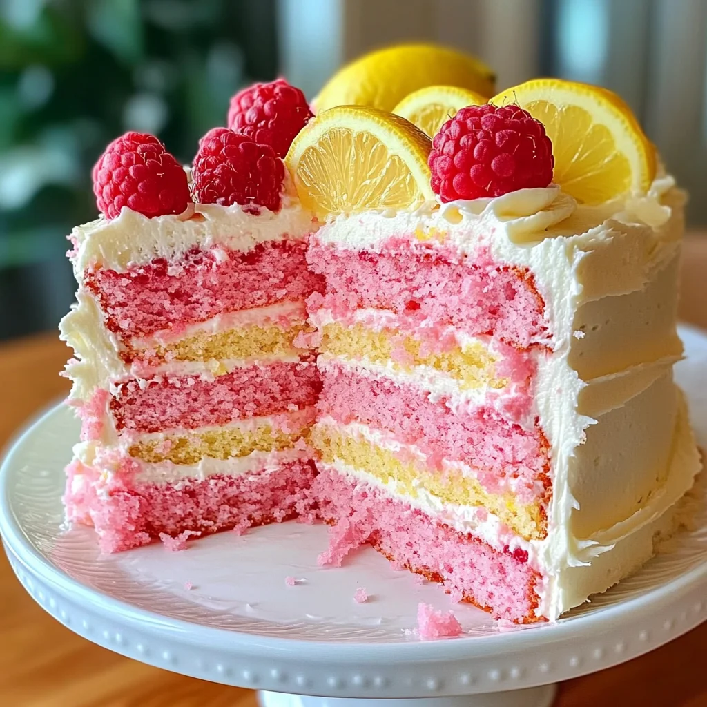 Pink Lemonade Cake