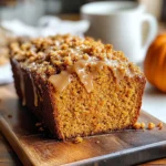 Pumpkin Bread with Maple Glaze