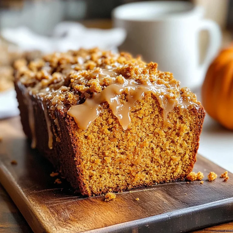 Pumpkin Bread with Maple Glaze