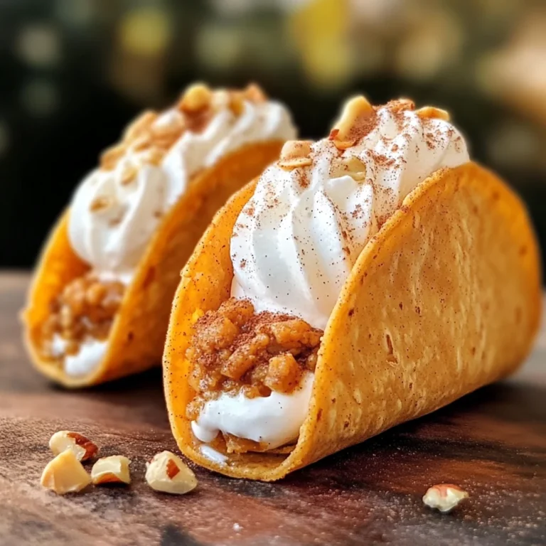 Pumpkin Pie Tacos