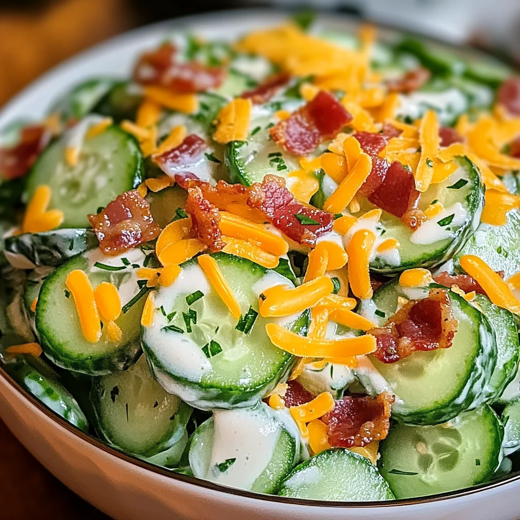Refreshing Cucumber Ranch Crack Salad Recipe