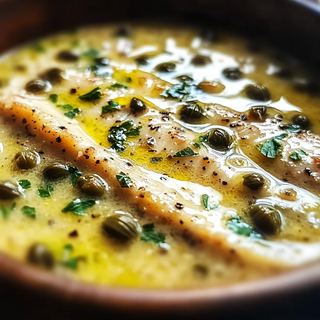Simple Lemon Caper Sauce