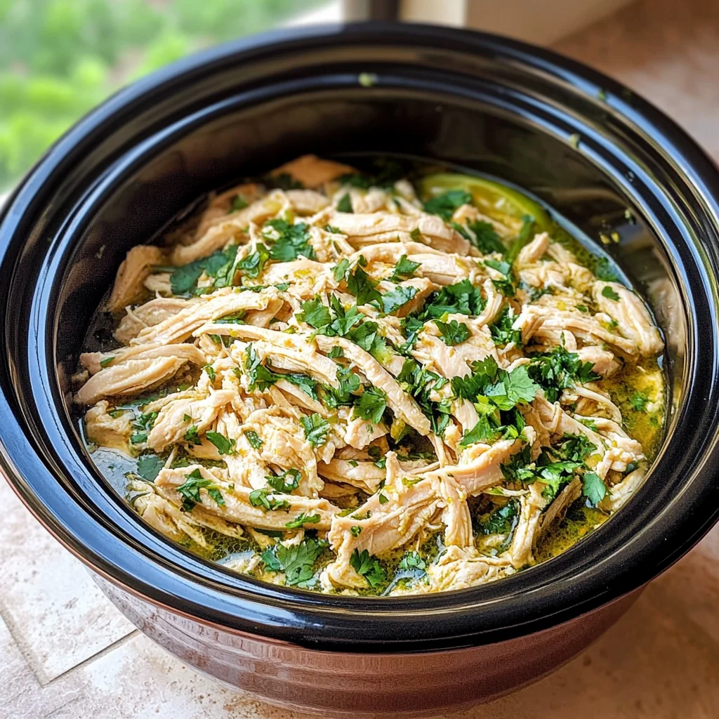 Slow Cooker Cilantro Lime Chicken