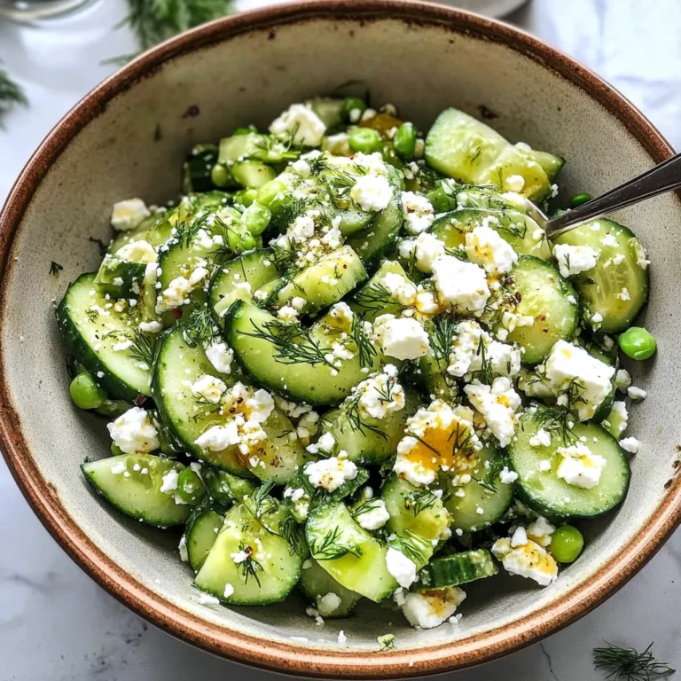 Smashed Cucumber Salad - With Feta and Dill