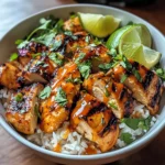 Spicy Maple Chicken with Coconut Rice
