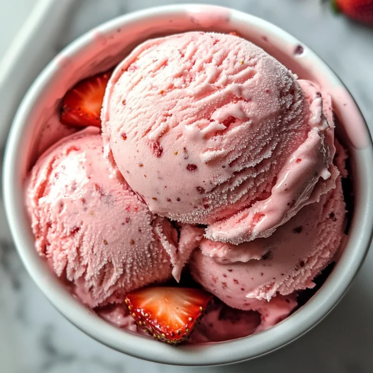 Strawberry Coconut Ice Cream