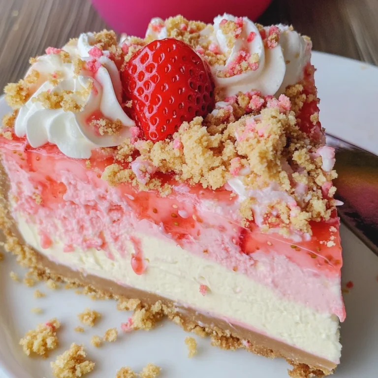 Strawberry Crunch Cheesecake