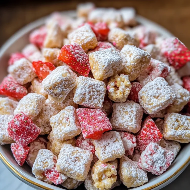 Strawberry Shortcake Puppy Chow
